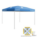 10' x 10' Blue Economy Tent Kit, Full-Color, Dynamic Adhesion (5 Locations)